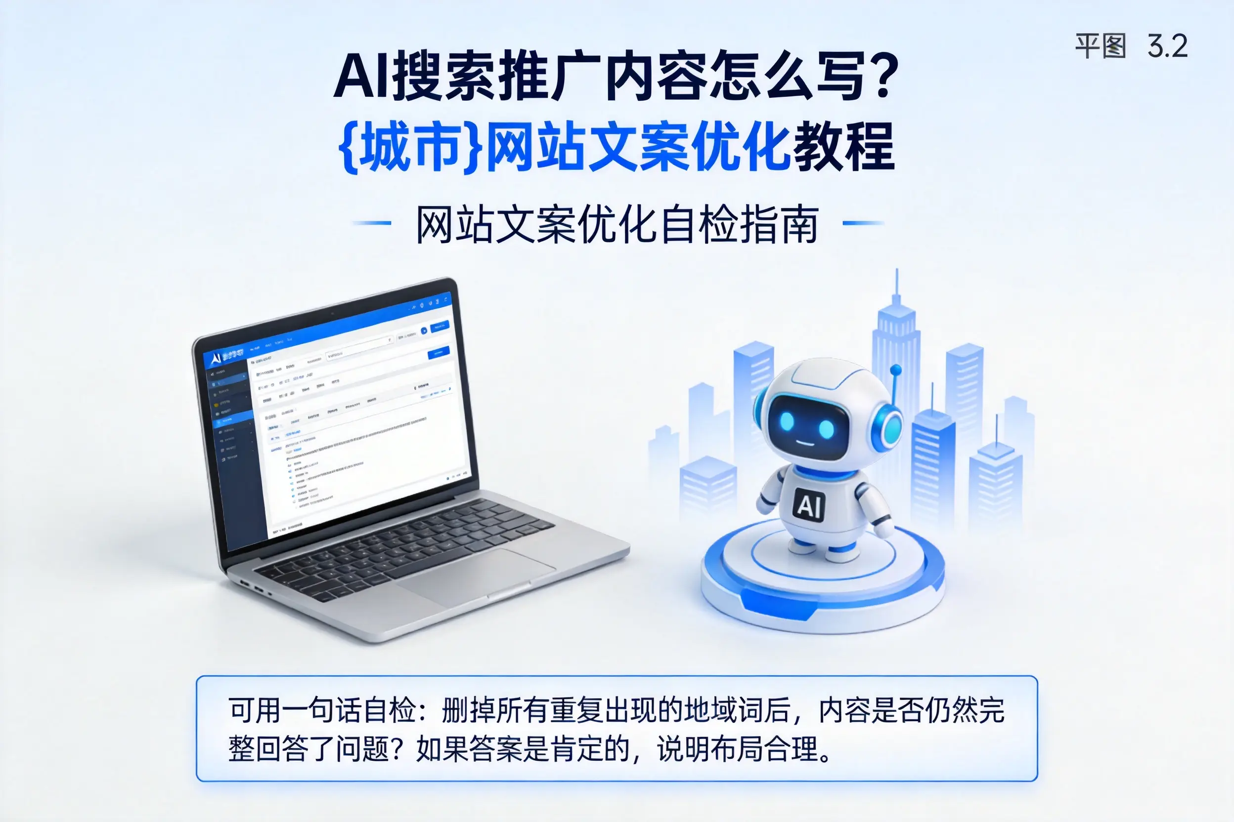 AI搜索推广内容怎么写？白山网站文案优化教程