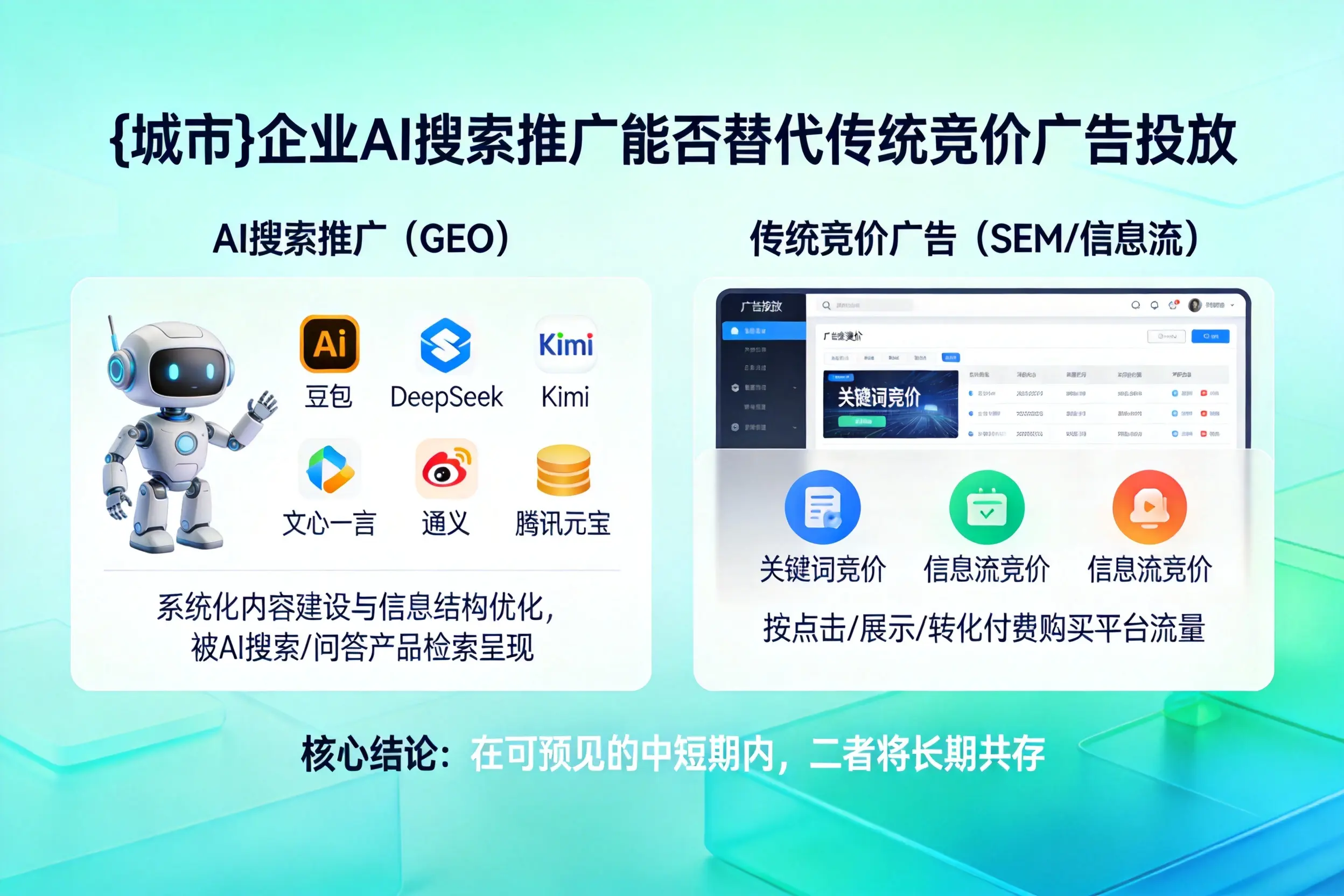 白山企业AI搜索推广能否替代传统竞价广告投放