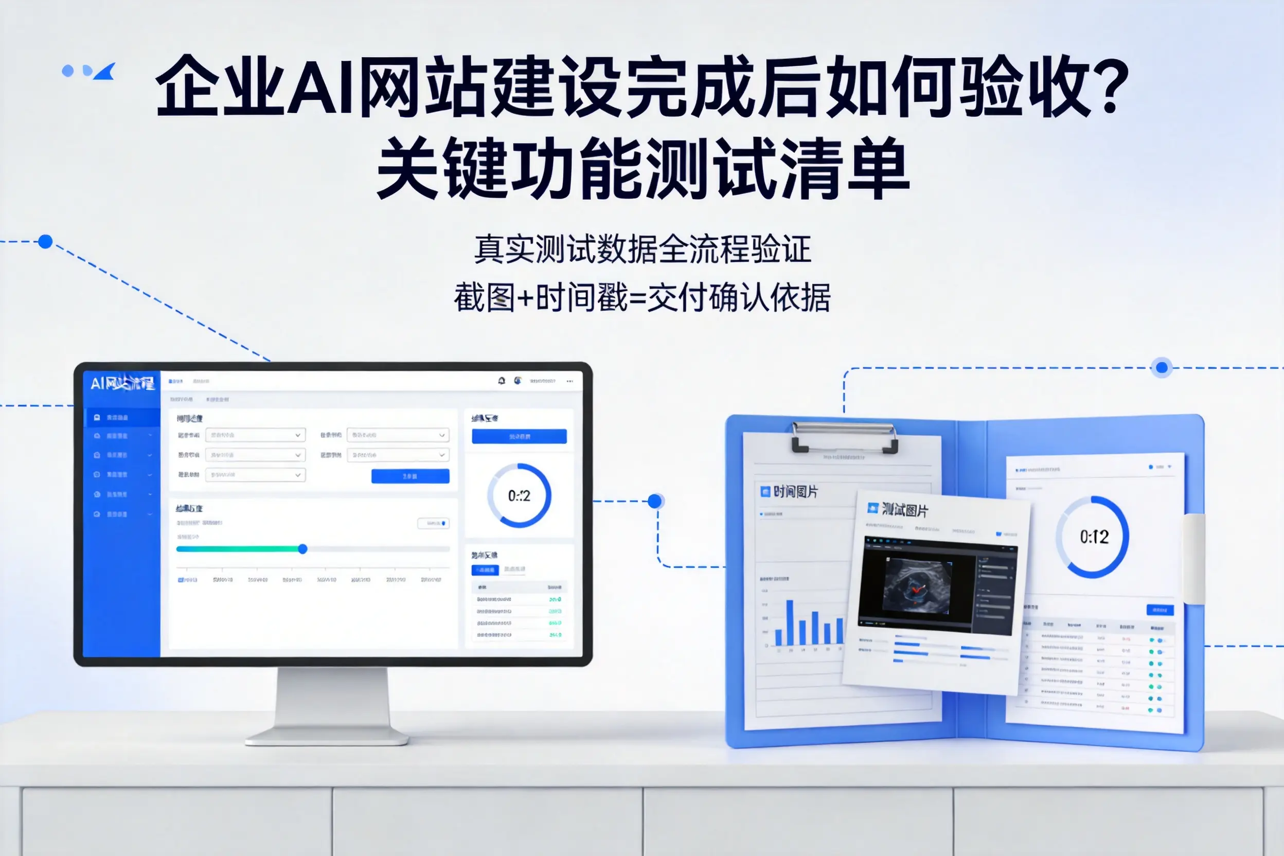 白山企业AI网站建设完成后如何验收？关键功能测试清单