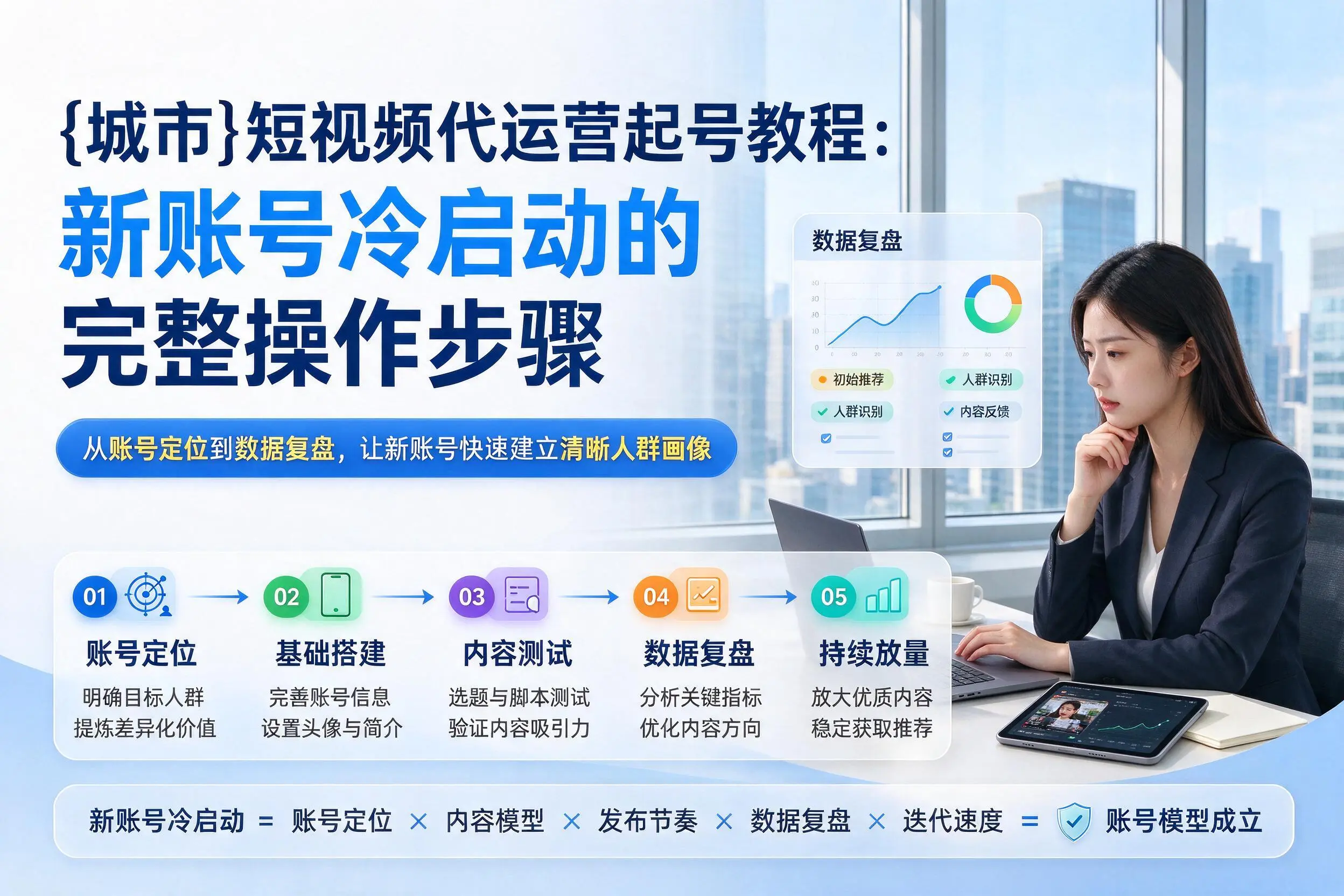 白山短视频代运营起号教程：新账号冷启动的完整操作步骤