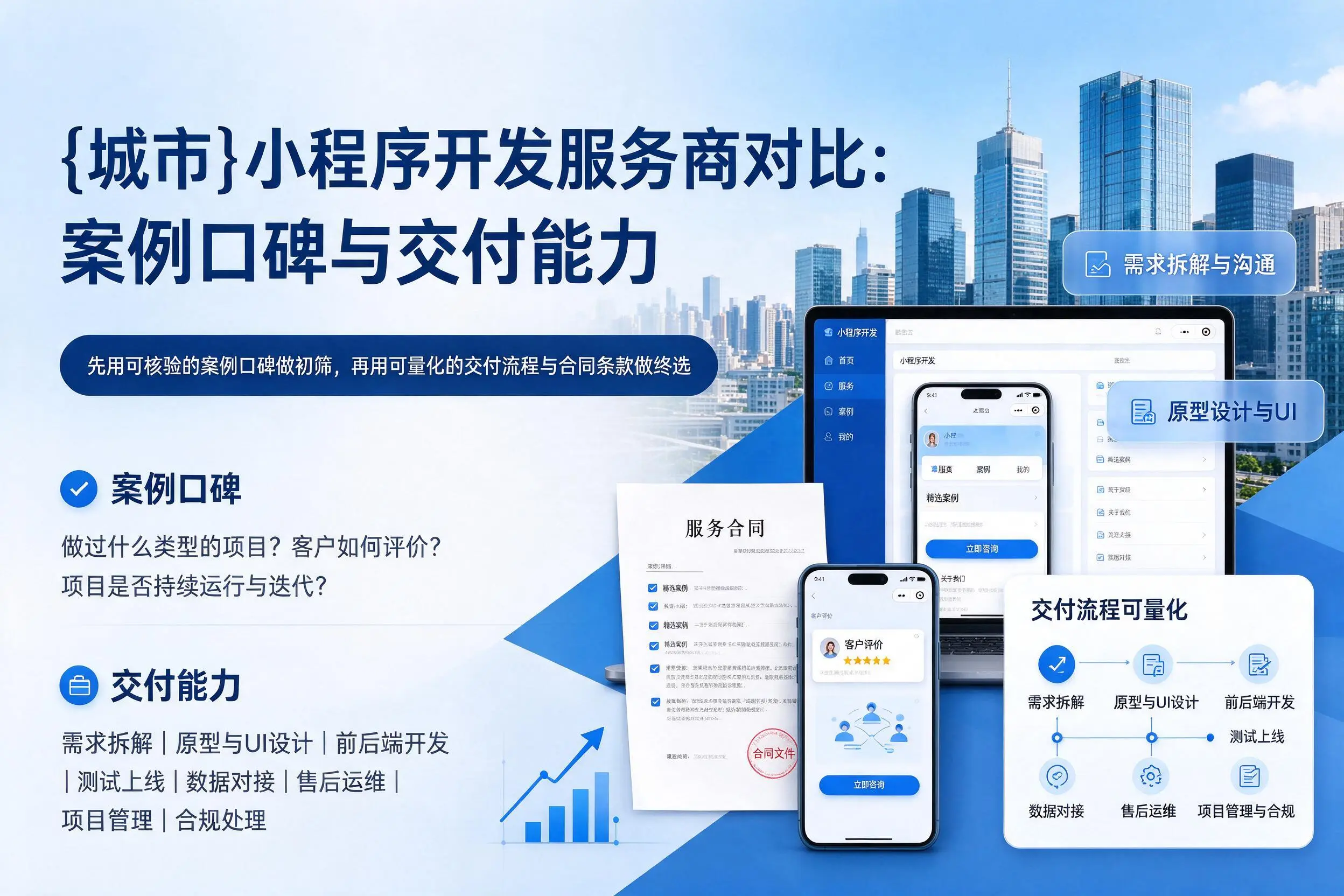 白山小程序开发服务商对比：案例口碑与交付能力