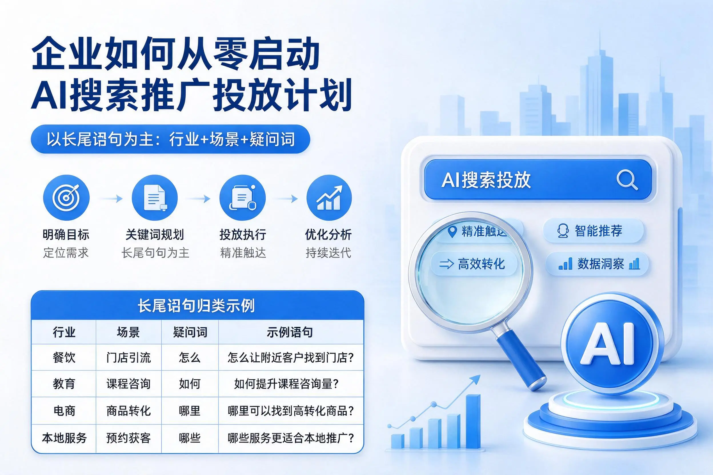 白山企业如何从零启动AI搜索推广投放计划